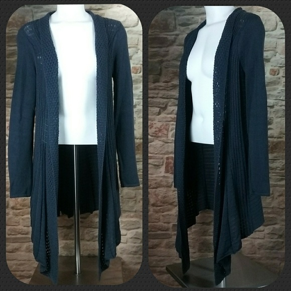 Kenar Sweaters - Kenar Sweater Hi-low Long Cardigan